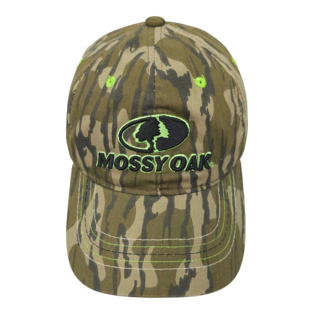 Mossy Oak Camo Snapback Cap Hat Embroidered Logo Contrast Stitch Baseball Hunter